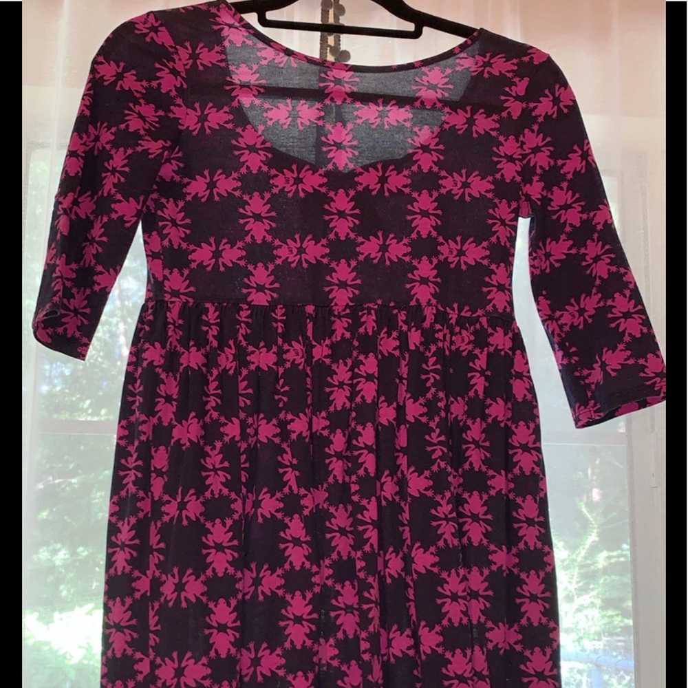 EUC Lilly Pulitzer girls XL frog hop dress